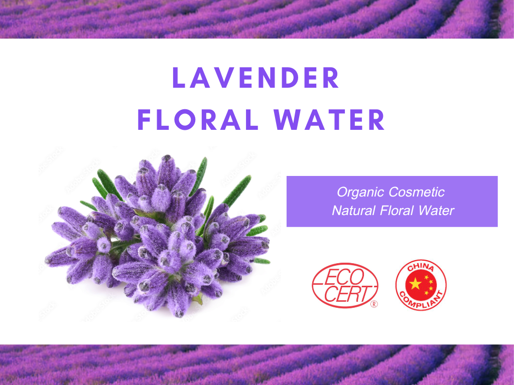 Lavender Floral Water น้ำดอกลาเวนเดอร์ออแกนิค จากประเทศฝรั่งเศส ช่วยฟื้นฟูและบำรุงผิวนุ่มชุ่มชื้น ลดการเกิดสิว